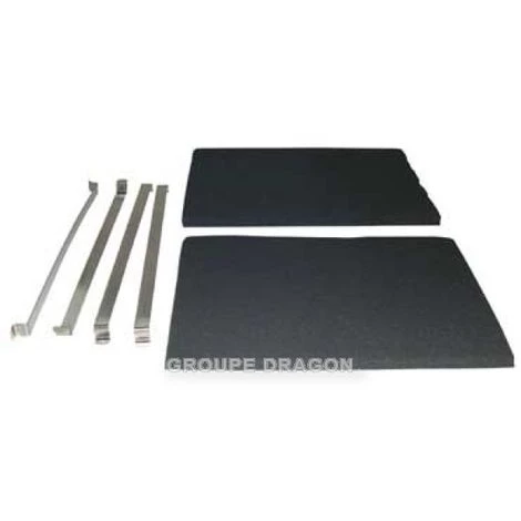 FILTRE HOTTE CHARBON LIVRE PAR 2 POUR HOTTE THERMOR