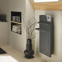 THERMOR Sèche-serviettes Avec Soufflerie Majorque 1400W Gris Ardoise