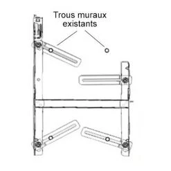THERMOR Accessoire Ingénio Fixation Universelle Pour Convecteurs (492310)
