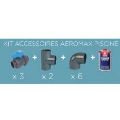 Kit Raccord PVC By-Pass THERMOR Pour Pompe à Chaleur Piscine - 297908