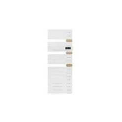 Sèche-serviettes - Allure 3 Classique - Mât à Droite - 500 + 1000W - Avec Soufflerie - Couleurs Au Choix - Thermor